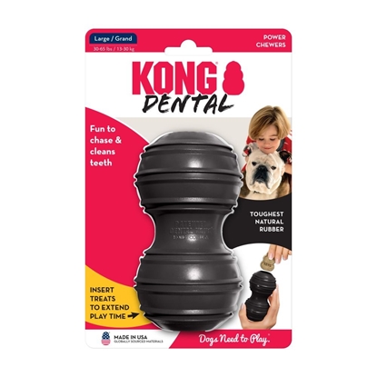 Picture of KONG - Extreme Dental - Durable Rubber, Teeth &Gum Cleaning
